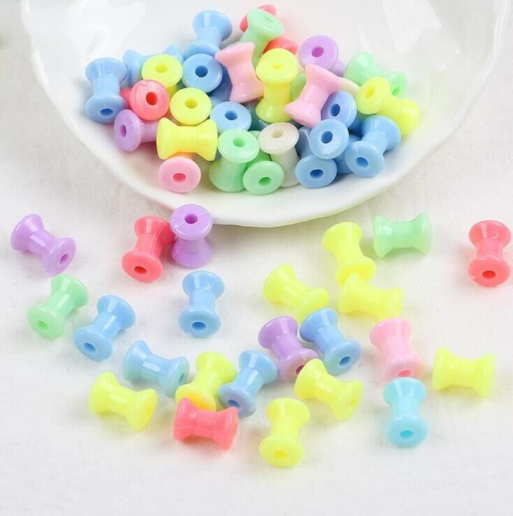 100pcs Dumbbell beads DIY Children's educational toys Beads accessories 13mm