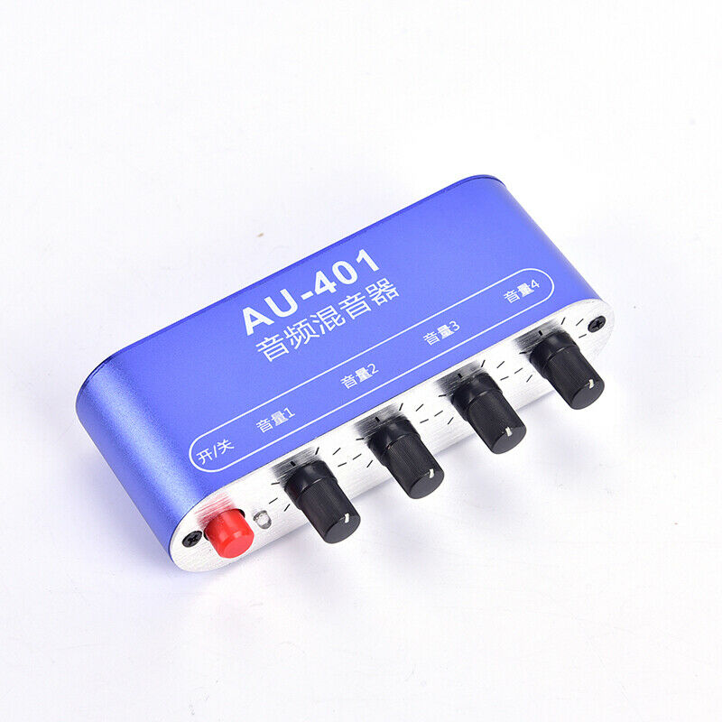 Stereo Mixer Individually Controls Board DIY Headphones Amplifier Case DDD