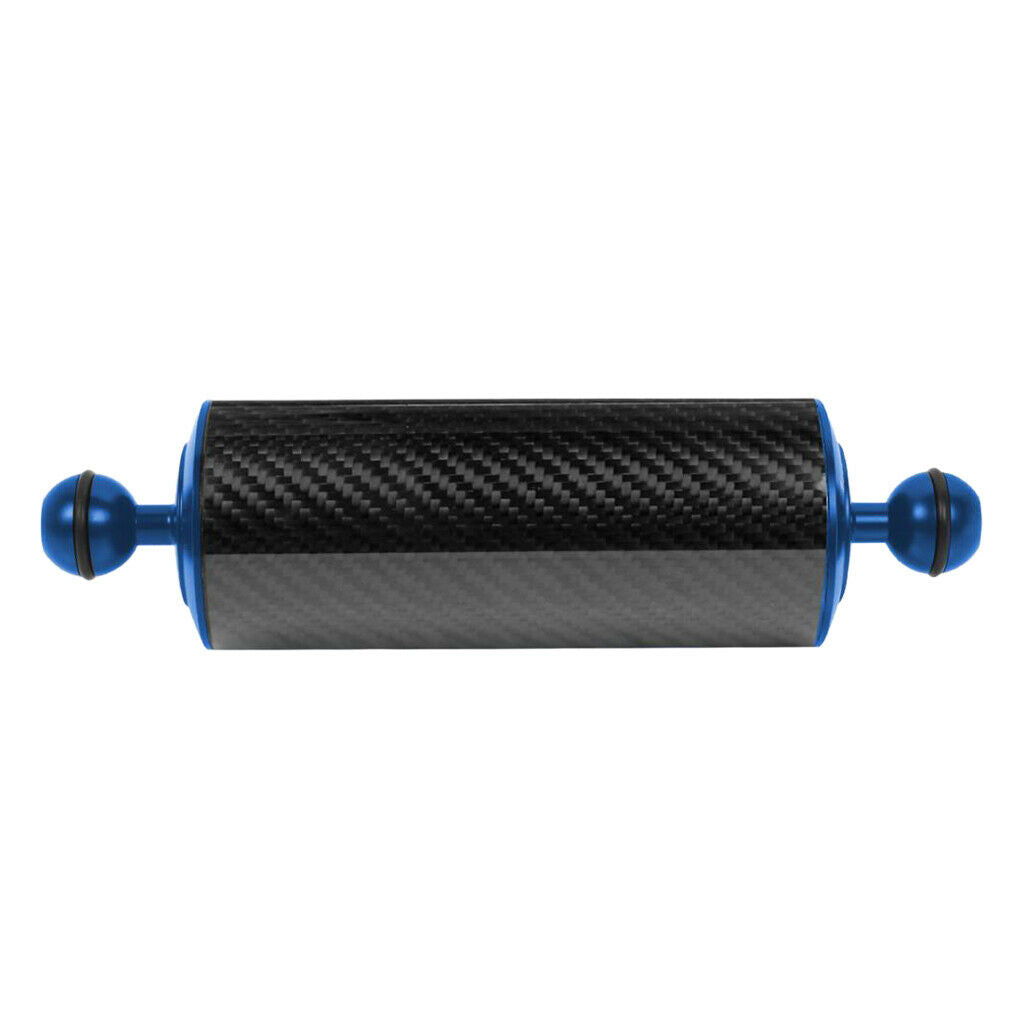Blue D60mm Dual-Ball Floating Arm Underwater Camera Bracket Universal 8in