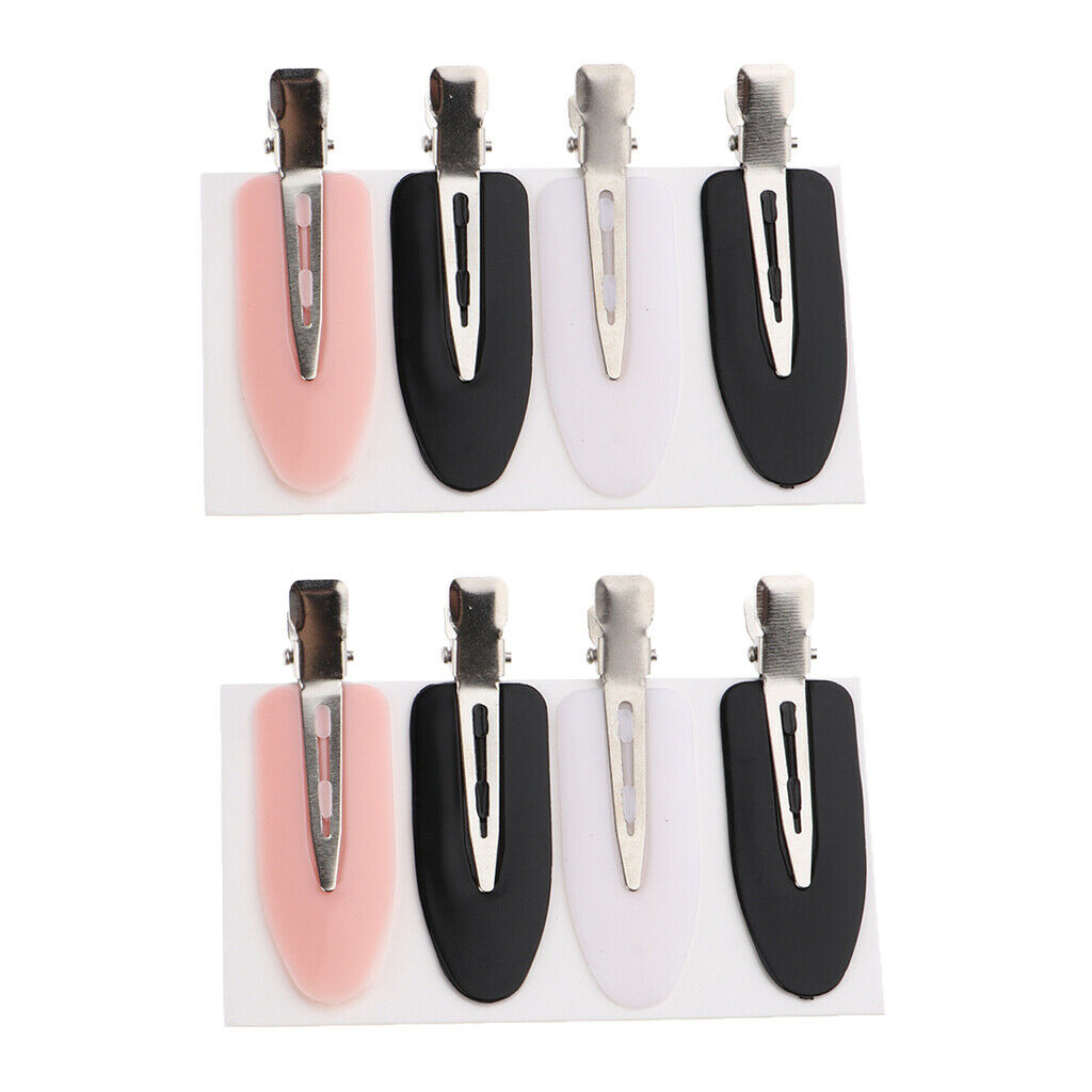 Women Fashion No Bend Seamless Curl Pin Hair Clip for Makeup Hairstyle 8pcs