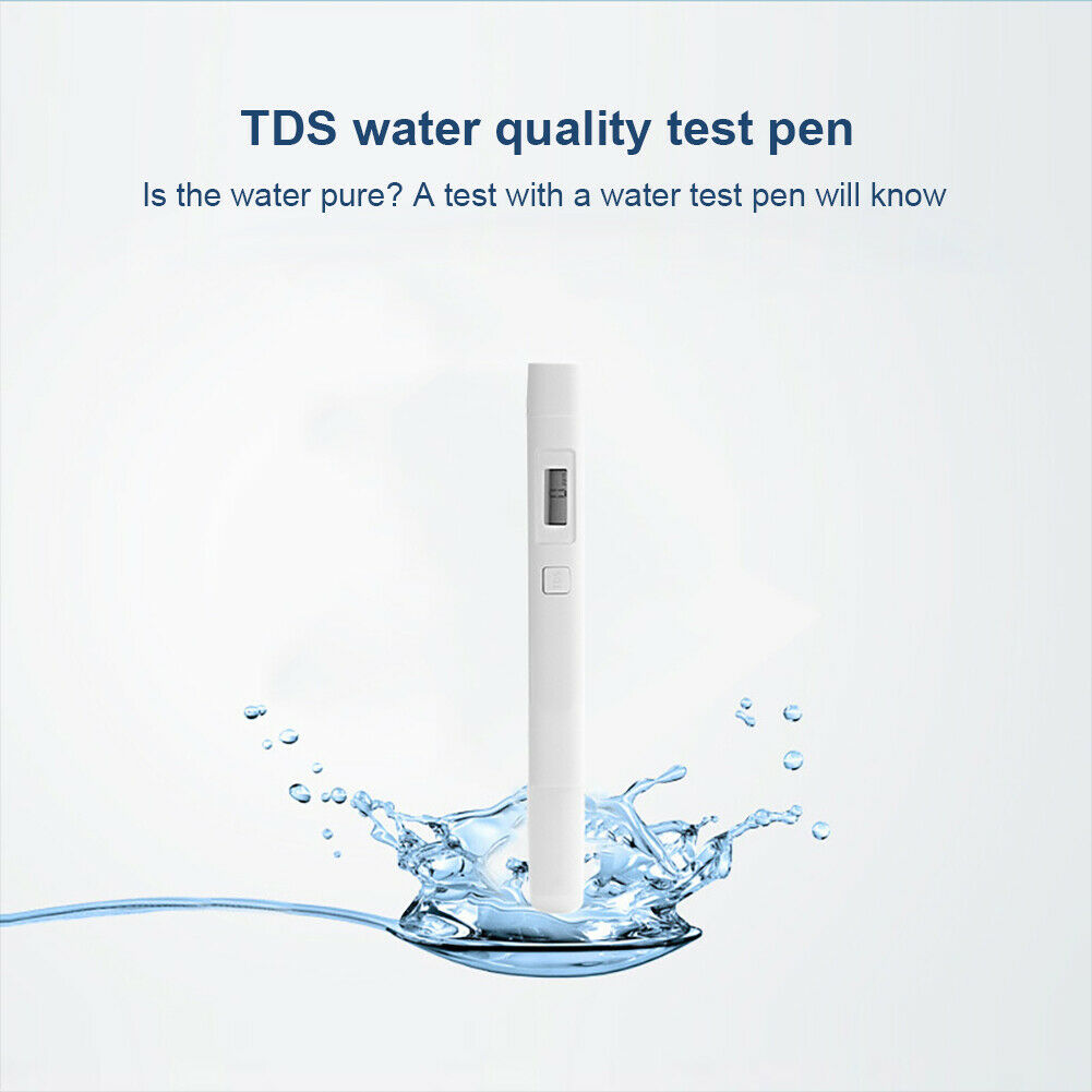 Digital Pen Water Quality TDS Meter Tester 0-9990 ppm Water Purity Monitor @