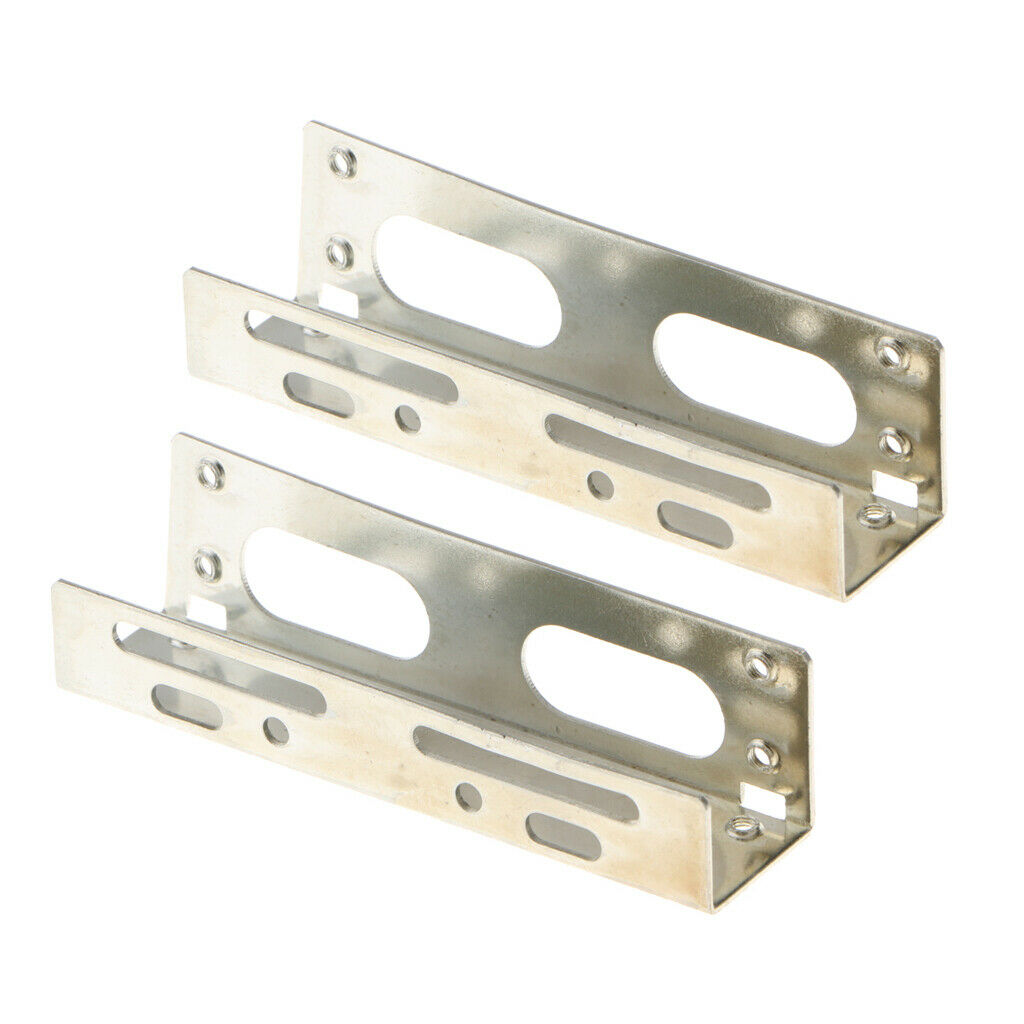 3.5'' To 5.25'' SSD HDD Mounting Adapter Kit Bracket Hard Drive Holder For PC