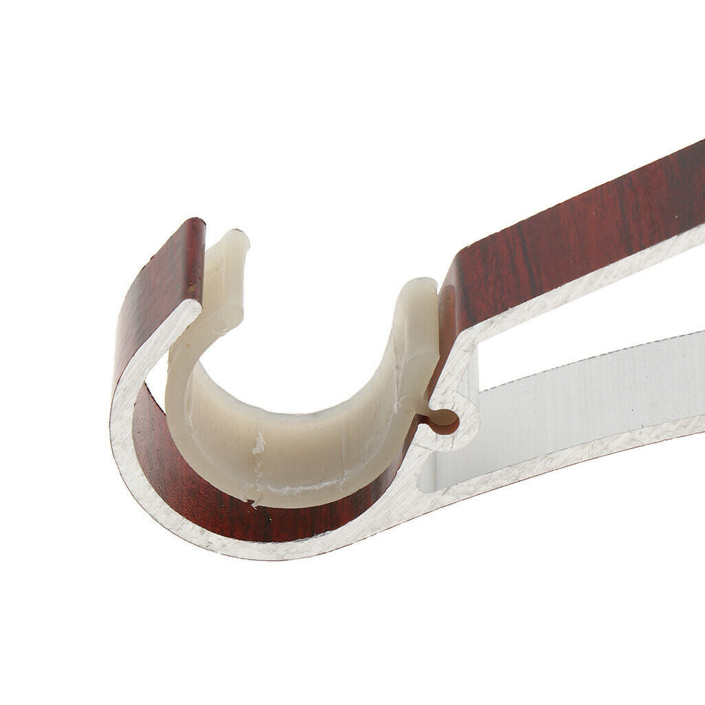 Aluminum Alloy Roman Pole Curtain Single Bracket Top Side mounted  Color_2