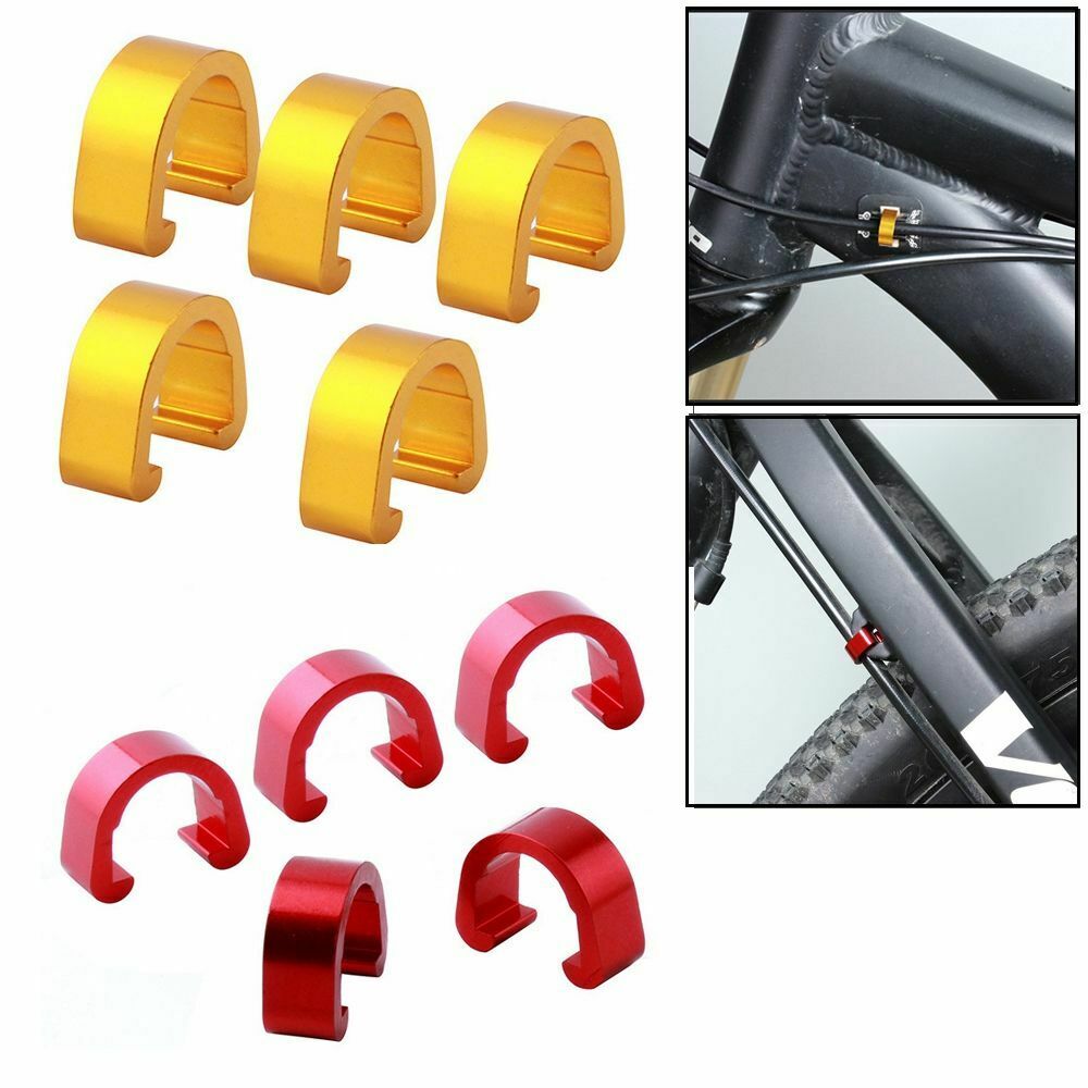 Derailleur Lines Case C-buckle Clasps Brake Cable/Line Buckles C Shape Clips