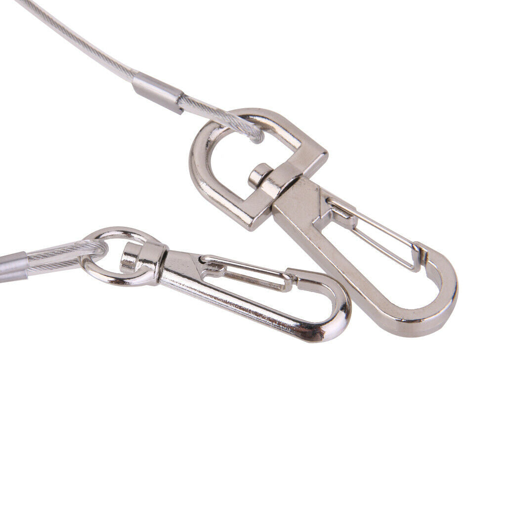 Retractable Fishing Tackle Tether With Snap Hook, Fishing, Boating Tools Safety