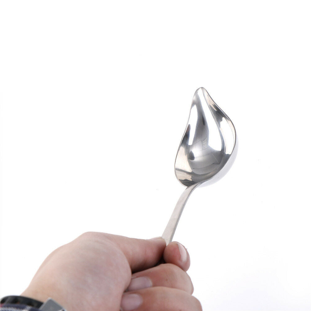 Stainless Steel Saucier Drizzle Spoons with Tapered Spout Saucier Decor Spoo SJ