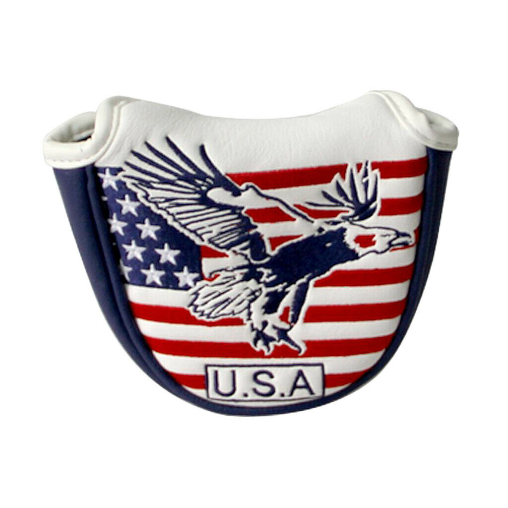 Square Golf Putter Head Covers & Magnetic Closure for Most Brands Blade -