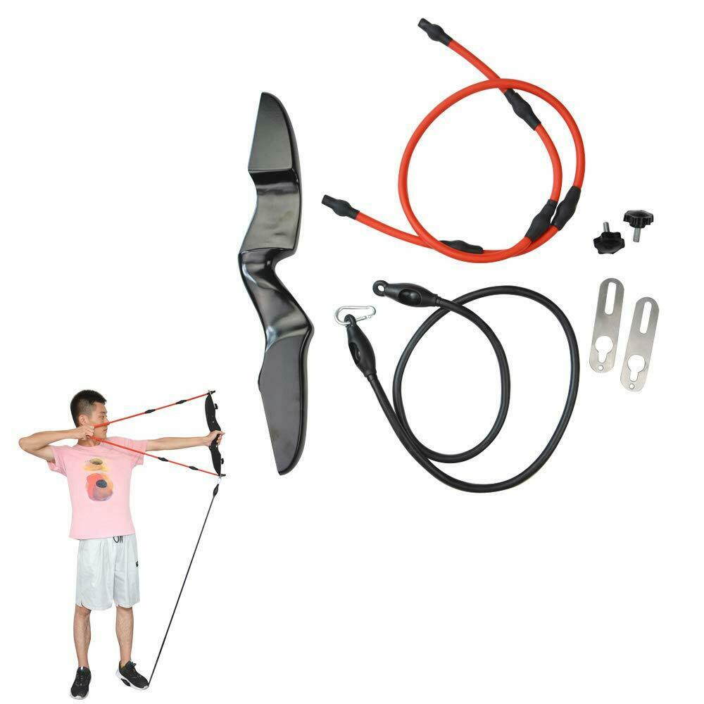 Archery Training Band Bow Riser Strength Posture Exerciser Puller Adjustable