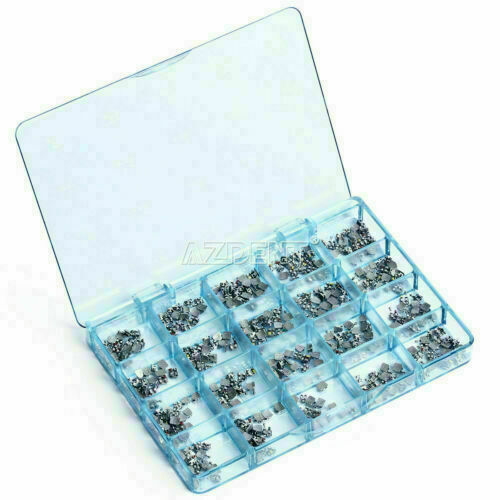 5Box Orthodontic Metal Bracket Monoblock Dental Mini Roth 018 345 Hooks AZDENT