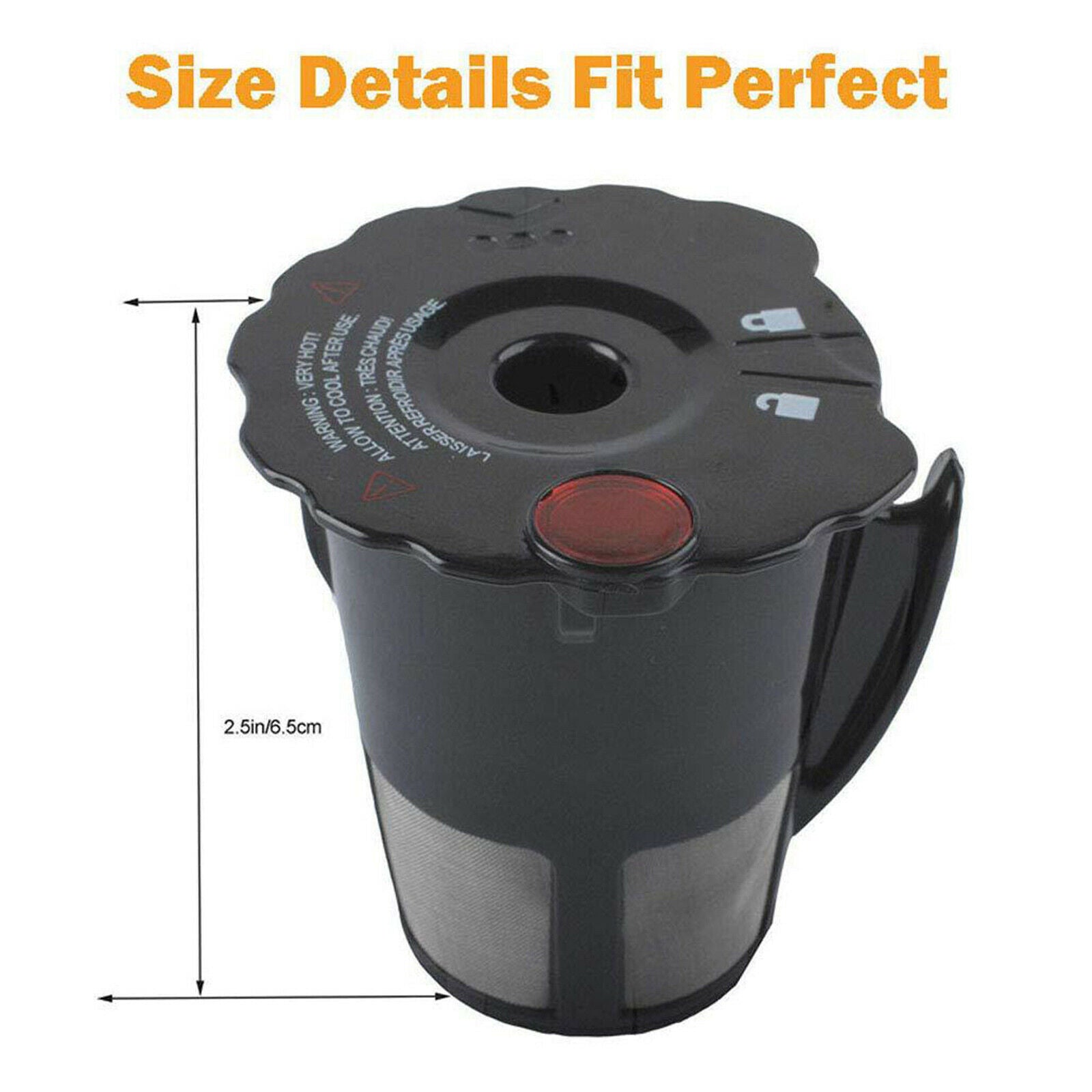 Universal Reusable K Cups For Keurig 2.0 Brewers Refillable Single Cup
