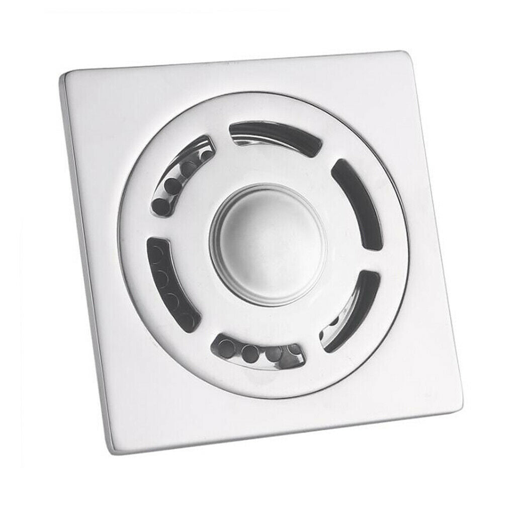 Stainless Steel Floor Drain Square Bathroom Wet Room Shower Drain #7