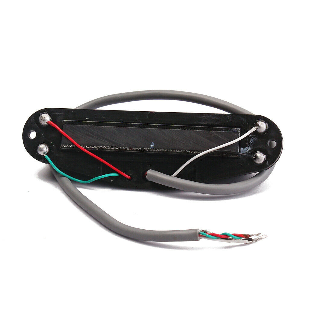 Black Dual Hot Rails Mini Humbucker Pickup For  Electric Guitar