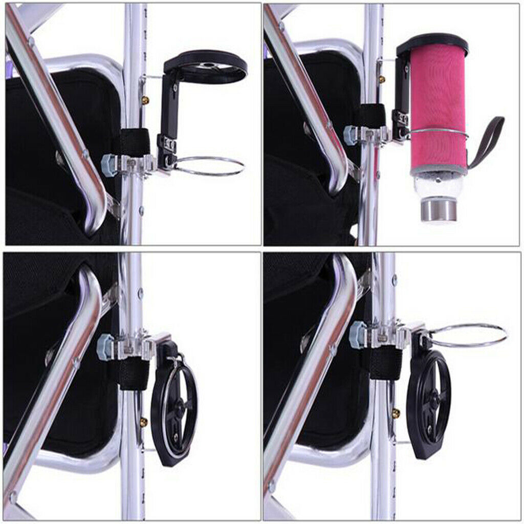 2x Foldable Fishing Drink Holder Can Coke Water Bottle