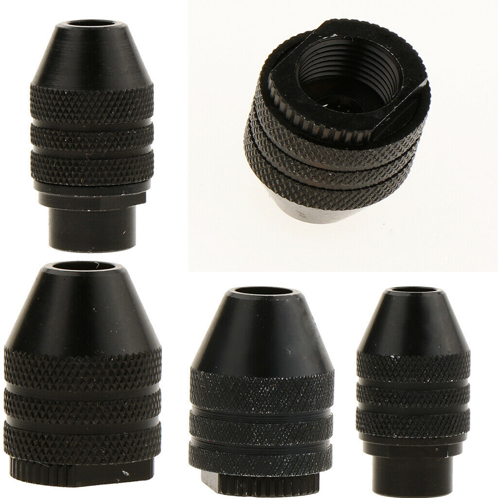 Steel Electric Motor Shaft  Chuck Fixture Clamp 0.3 3.2mm Drill Bit