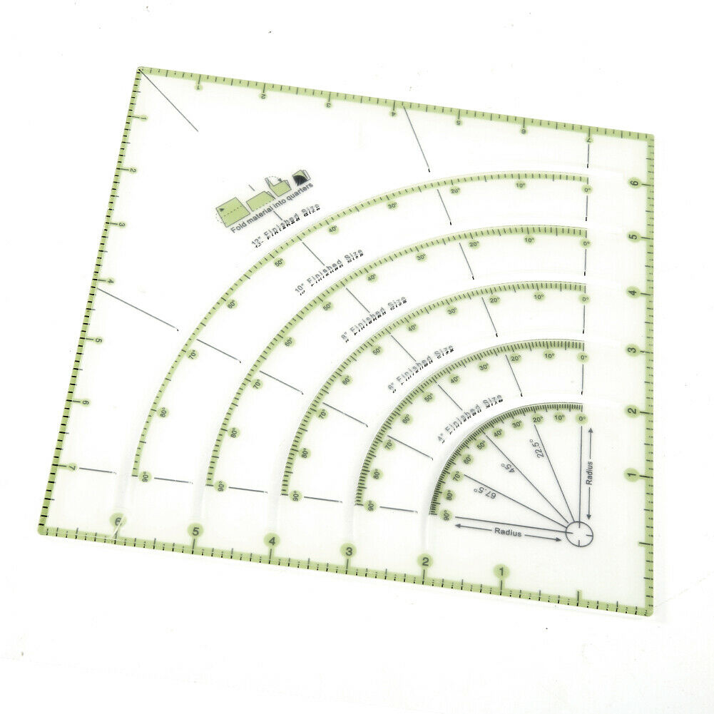 Acrylic Ruler DIY Manual Patchwork Line Drawing Sewing Ruler Measuring Tool @