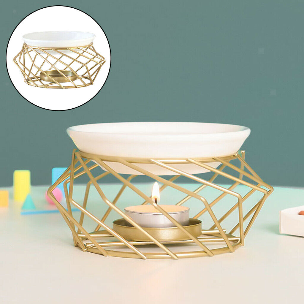 Essential Oil Burner Tealight Candle Holder Indoor Meditation Bedroom Home