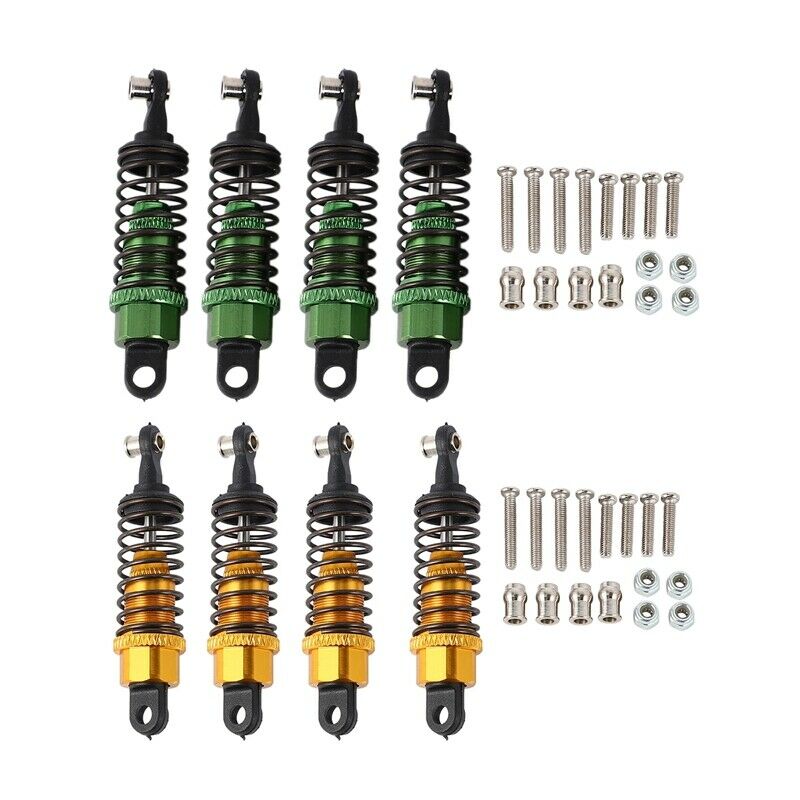 2X(4PCS Metal Shock Absorber for 1/16 RC WPL Naughty Dragon JJRC Truck UpgrO9P6)