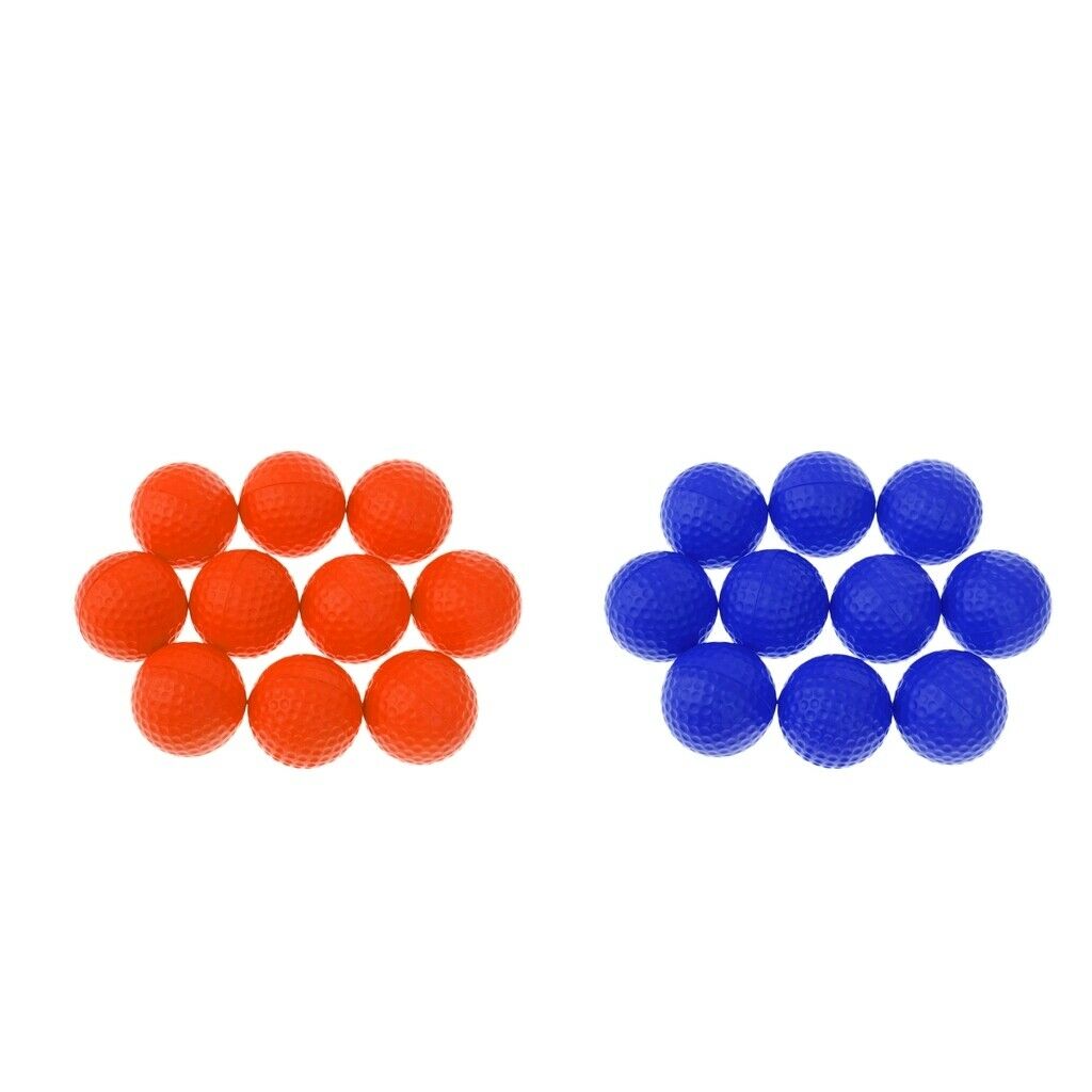 Pack 20 Foam Sponge Golf Balls Practice Ball for Home Office Field 42mm
