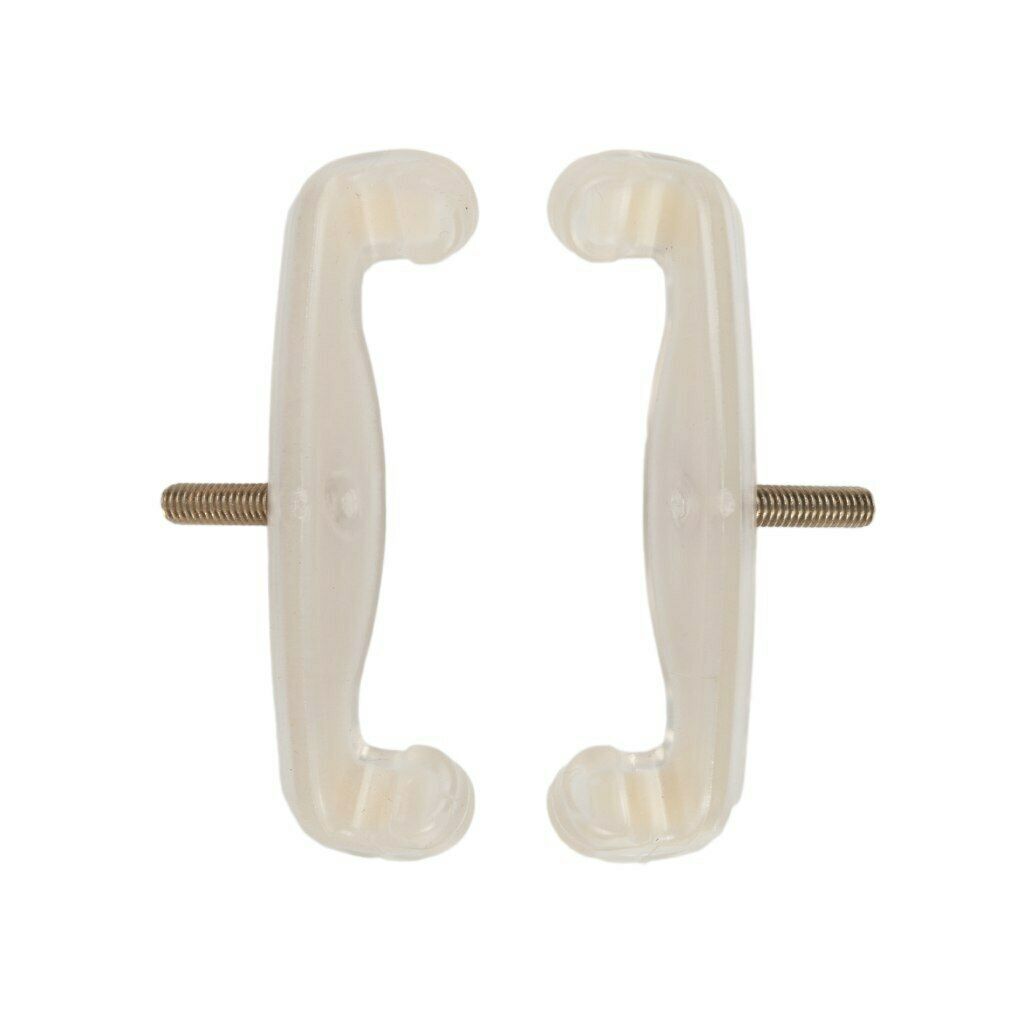 10 Pieces Violin Shoulder Rest Feet White Violin Replacement Parts 1-2 1-4