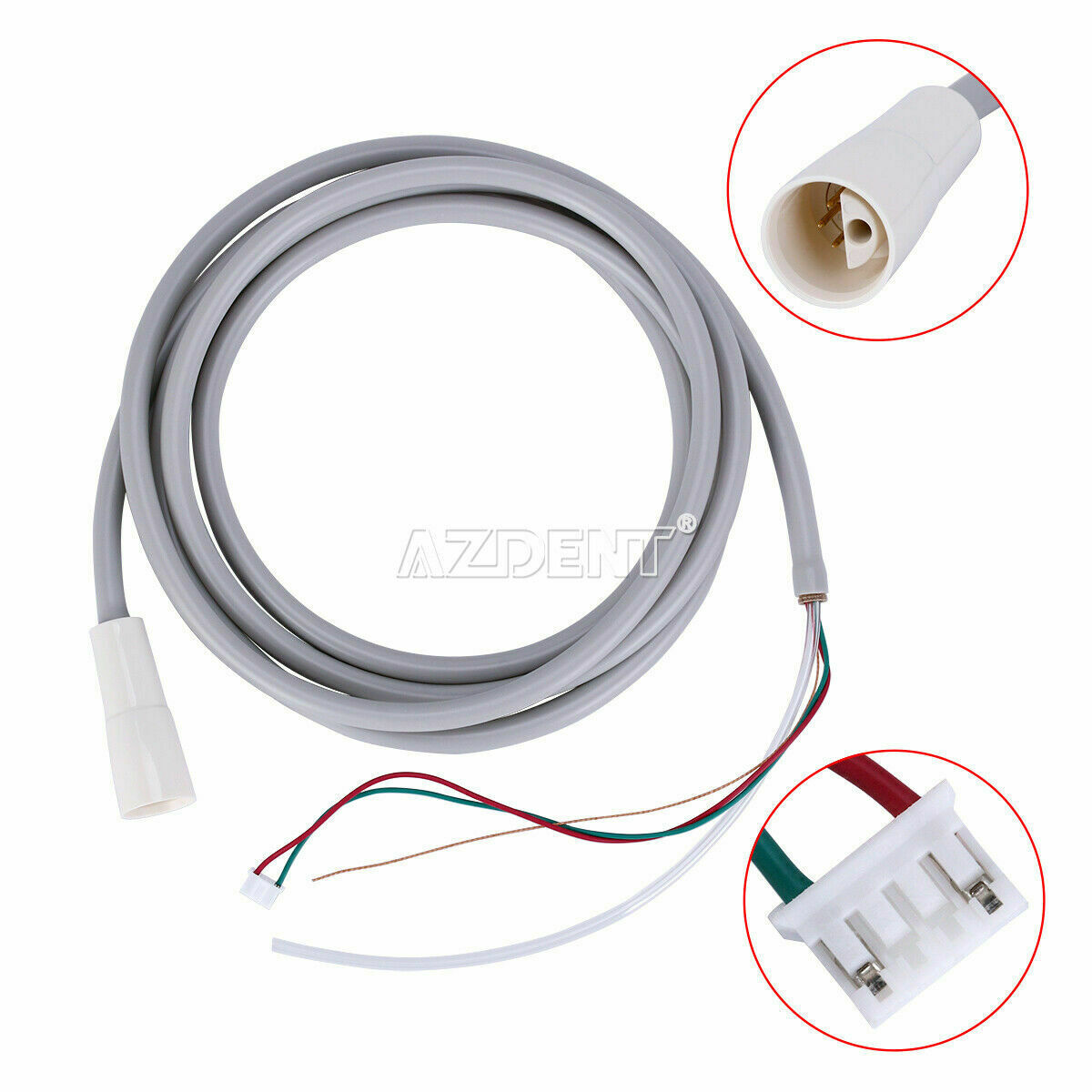 5XDental Detachable Cable Tubing Tube NO Light For SATELEC DTE Ultrasonic Scaler