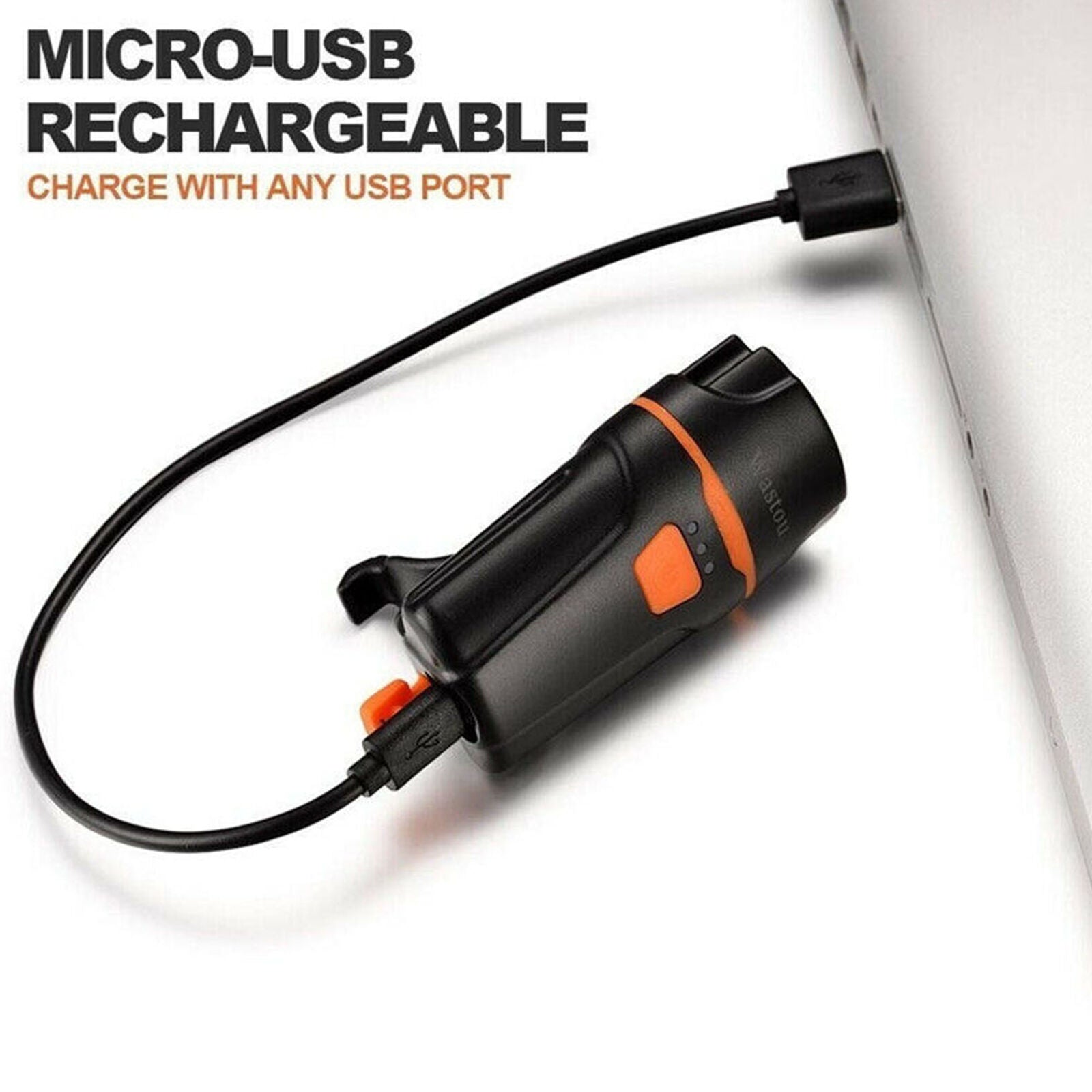 1200 Lumens Bicycle Light Bike Headlight LED USB Rechargeable IPX6