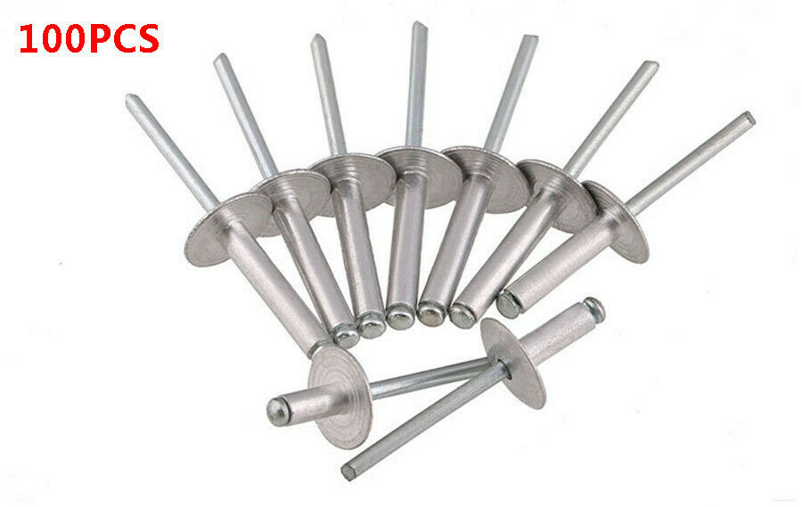 100Pcs Large Size Rivets For Caravans Trailers Furniture Plastic-framed Car Body