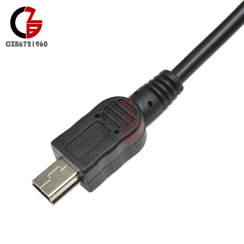 DC-DC Voltage Regulator 12V to 5V 3A 15W Mini USB 5 Pin Cable for Car Charger