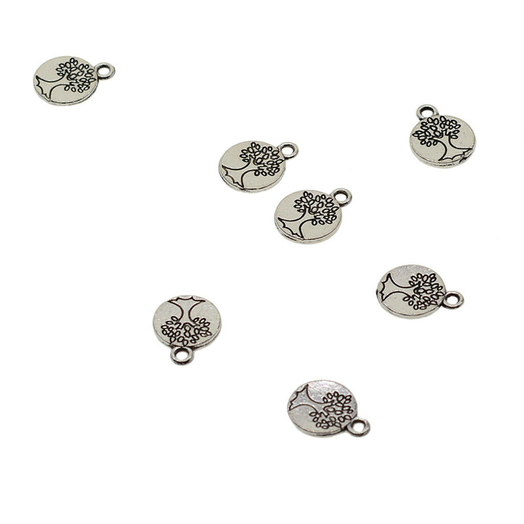 Wholesale 50 delicate tree of life Charm Pendant beaded Jewelry Making Craft