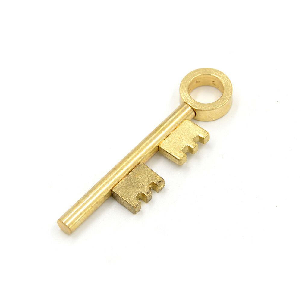 Golden Moving Skeleton Key Close Up Magic Trick Ghost Haunted Visual Prop KQ FG