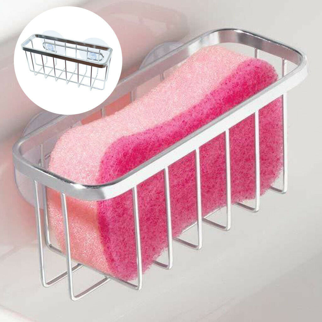 Kitchen Sponges Holder Sink Storage Organizer Quick Drying Save Space
