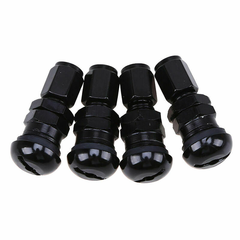 4X Car Wheel Tyre Tire Bolt-in Stem Valve Dust Caps Airtight Tubeless