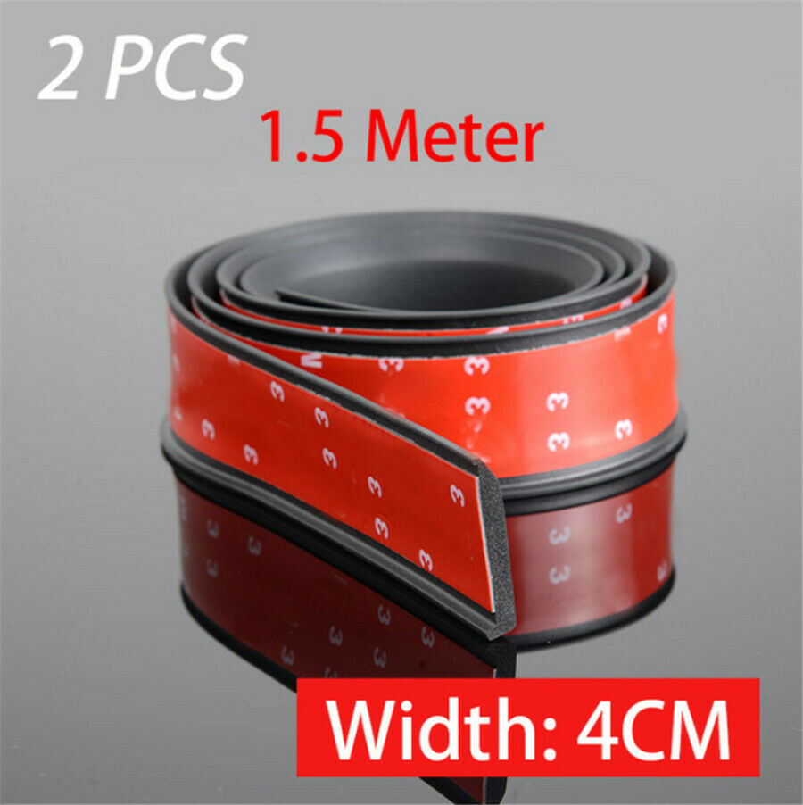 2PC 1.5M Car Fender Flare Extension Wheel Wheel Eyebrow Protector Arch Extenders