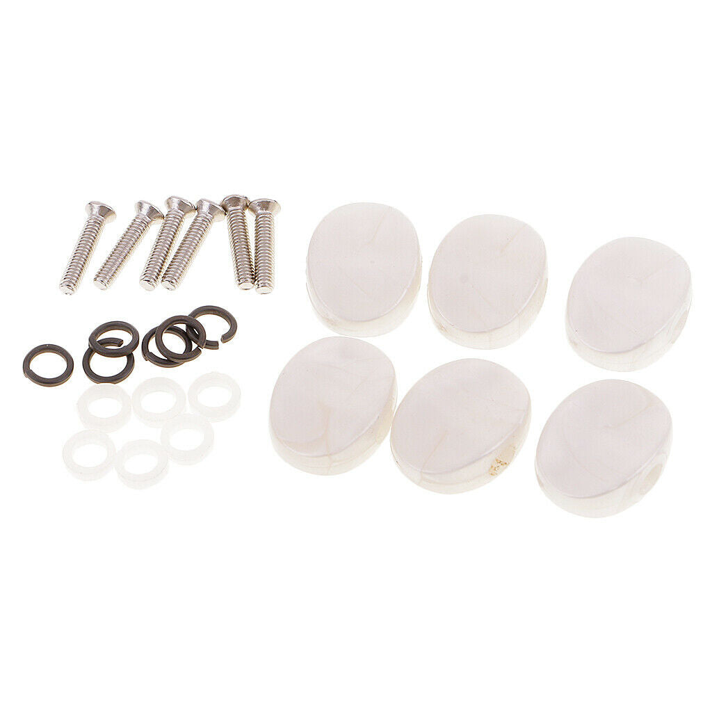 Set of 6pcs Tuning Peg Tuning Key Button Machine Heads for Acoustic Guitar