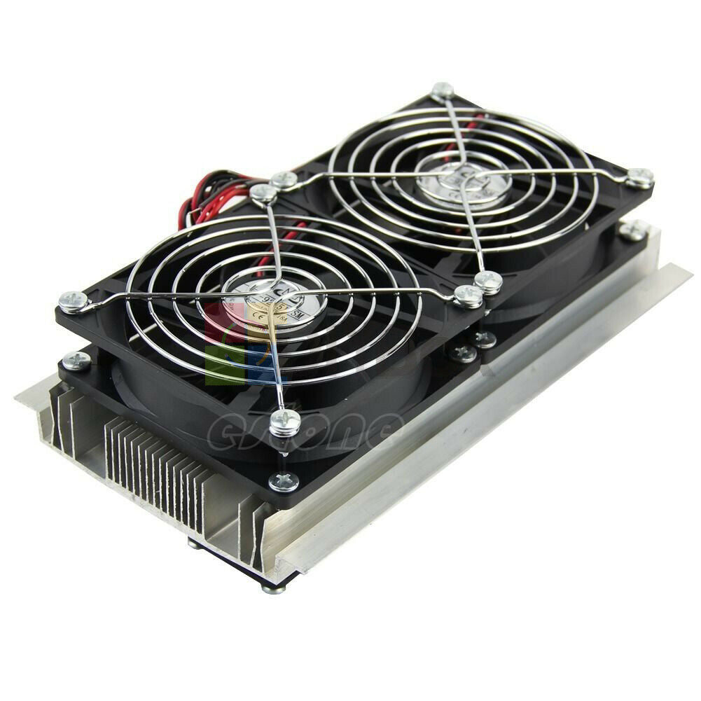 120W Cooler Double Fan Thermoelectric Peltier Refrigeration Cooling System Kits
