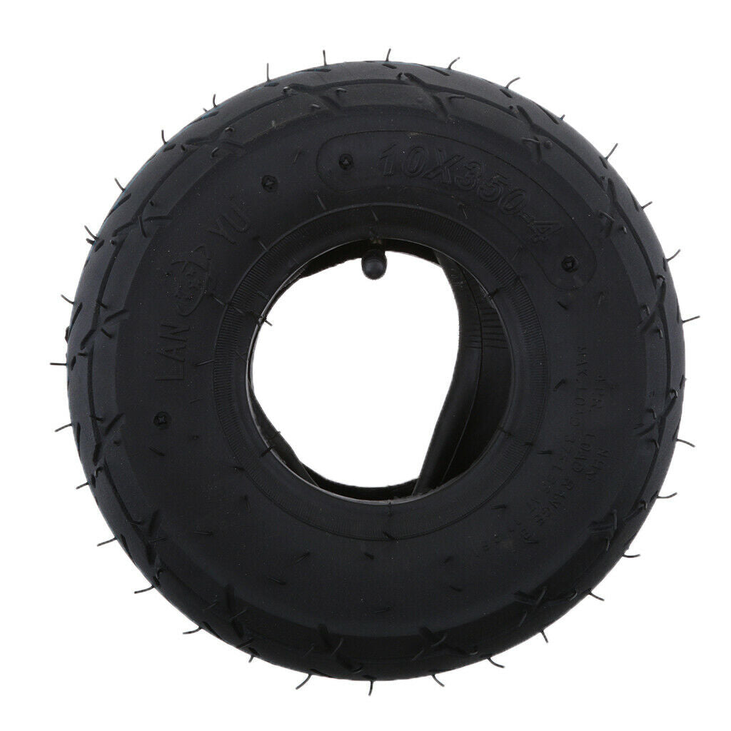 Scooter Tire and Inner Tube (3.00-4 Thread) for Mini ATV Quad,49cc 2-stroke Go