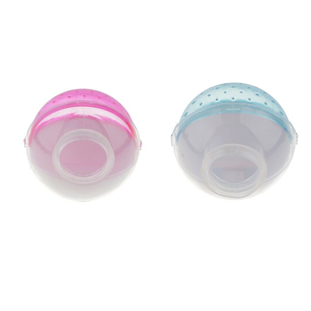 2 Pcs Hamster Mouse Gerbille Bathroom Bath Sand Room Bathtub Sauna Toilet