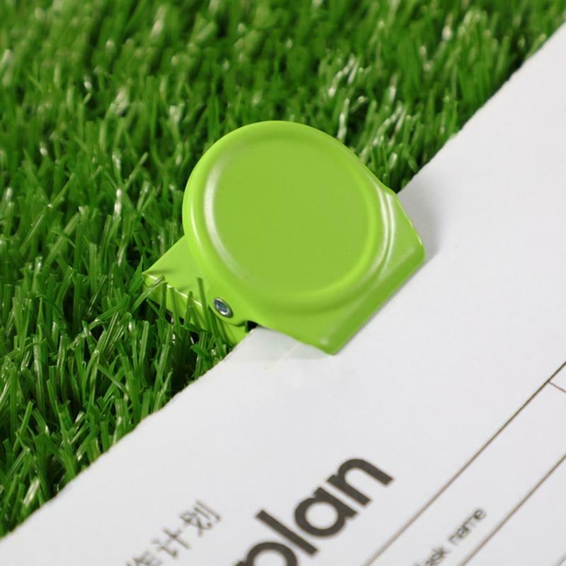 Colorful Magnetic Memo Note Paper Clamp Randomly Color Ideal for Classroom Home