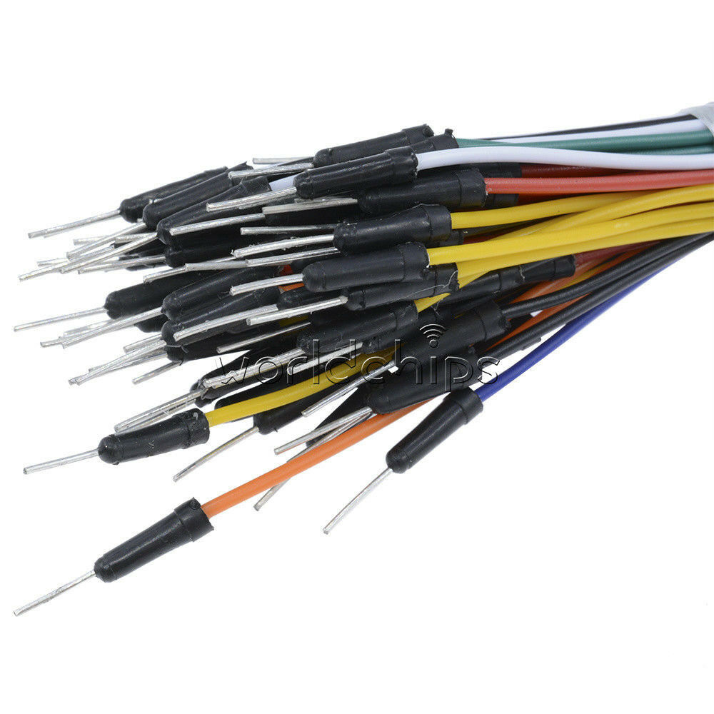 5pcs Arduino 65Pcs Male to Male Solderless Breadboard Jumper Cables Wires TOP
