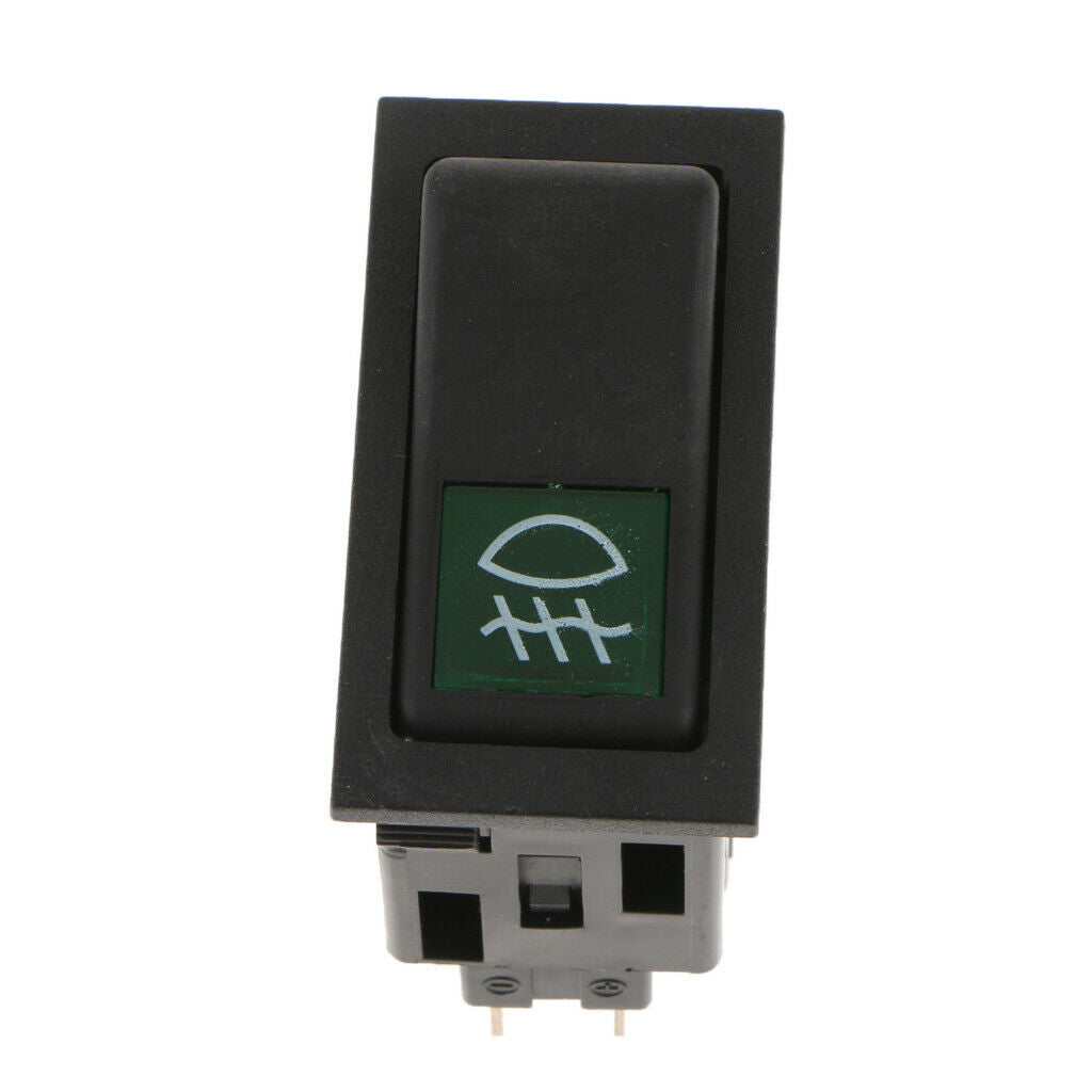 ABS+Metal 4Pins Fog Light Rocker Switch On Off Button Control for Car Truck