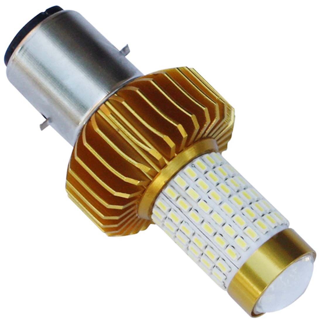 1X 12-80v 144SMD 1800LM White H6 BA20D LED E-bike Electric Bike Motor/Moped