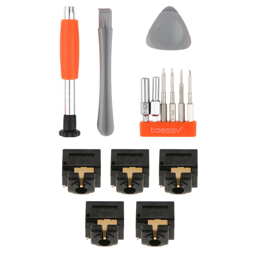 5pcs 3.5mm   Headset Port for Xbox   Controller & Screwdriver Tool Set