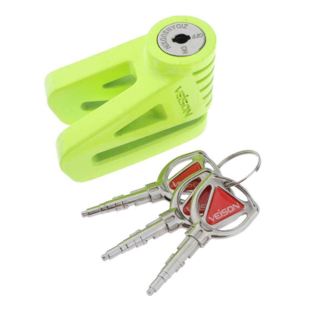 New Portable DX7 Disc Brake Lock Alarm Zinc-alloy For Motorbike ATV Bike