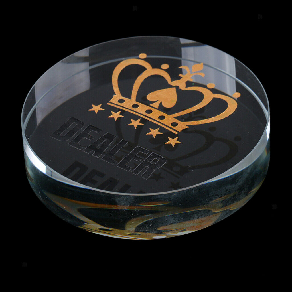 Acrylic All-in Poker Dealer Chip Card Protector Bounty Tournament Coin Gifts