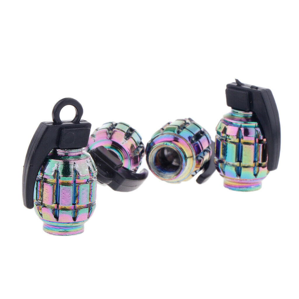 Aluminum Alloy Tire Stem Valve Caps  Dust Cover for Car Motorcycle 2.6x2cm