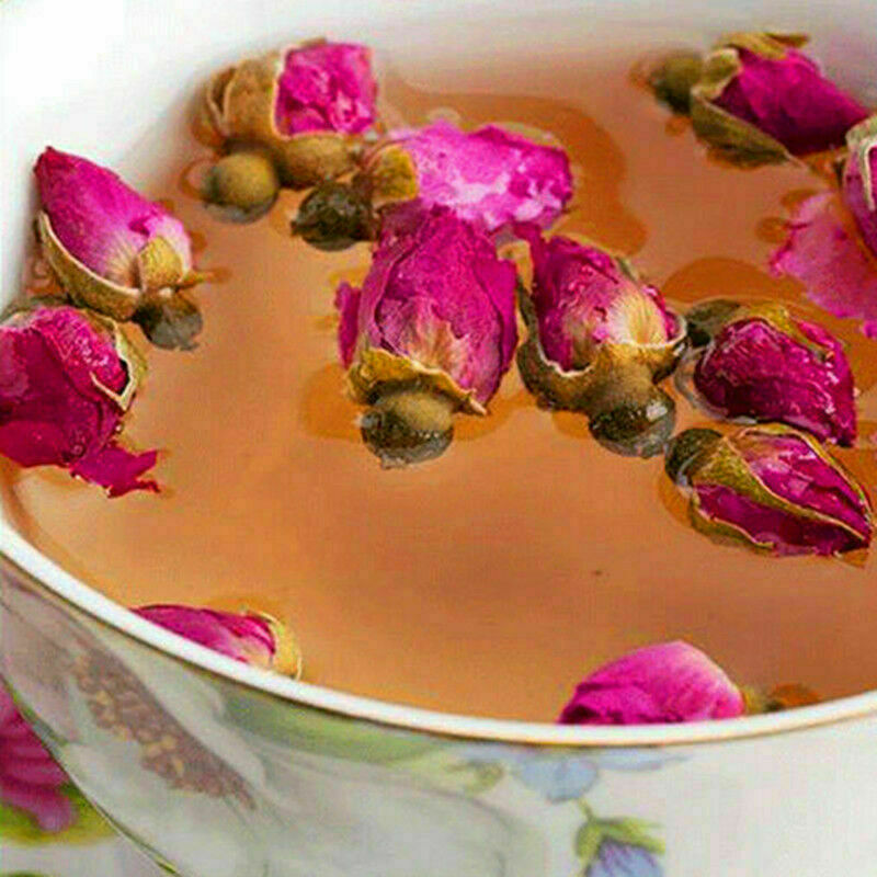 50g Organic Red Rosebud Rose Buds Flower Floral Herbal Dried Health Tea