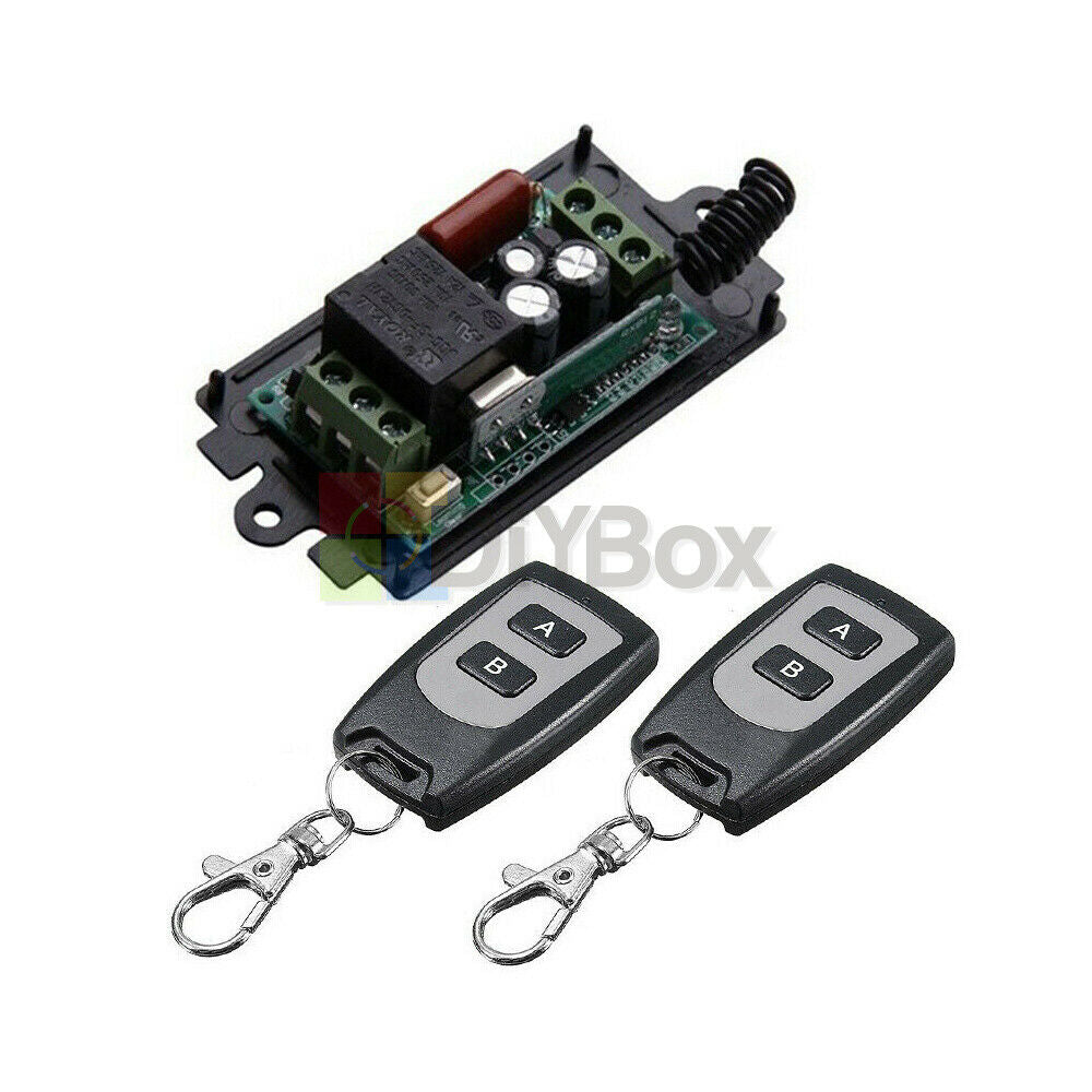 1-CH Channel 220V 10A Relay Wireless Remote Control Switch Transmitter Receiver