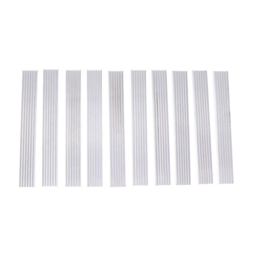 10x Aluminum Heat Sink Radiator Cooler 20*6*150mm SMD LED and PC RAM Stick