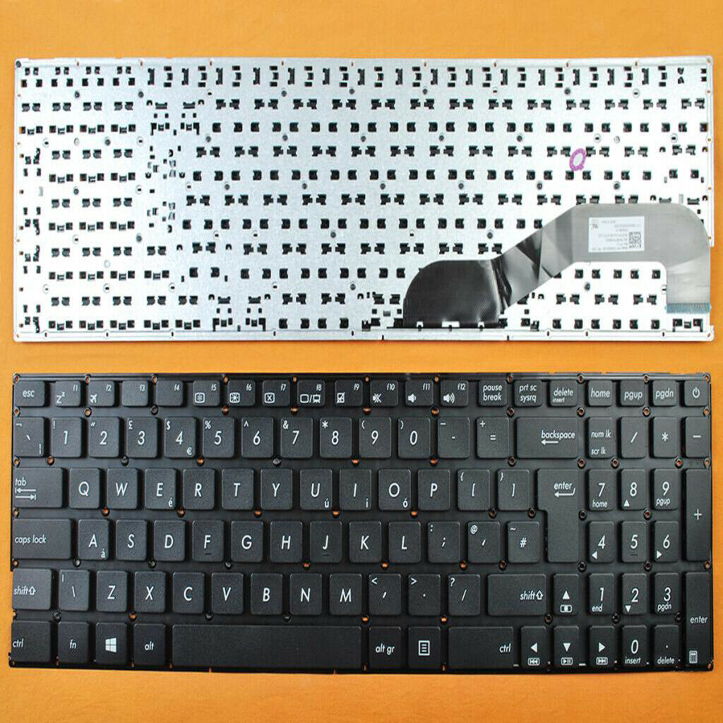 For ASUS X540L Laptop Standard English Layout Keyboard Black Without Frame