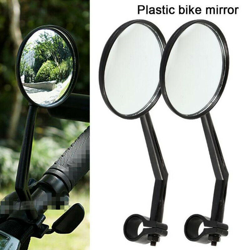 1 Pair Cycling Riding Bicycle Bike Reflector Mirror 360 Rotation Rearview Mi Tt