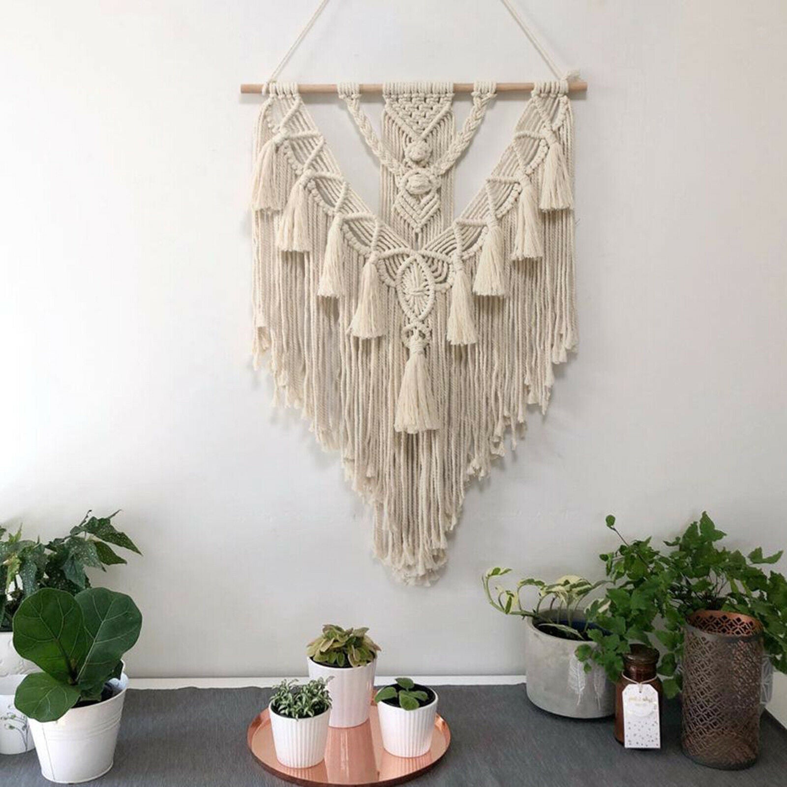 Chic Woven Macrame Boho Tapestry Gift Nursery Wall Hanging Room Decor Art